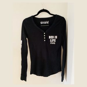 PINK Victoria’s Secret long sleeve sleep shirt